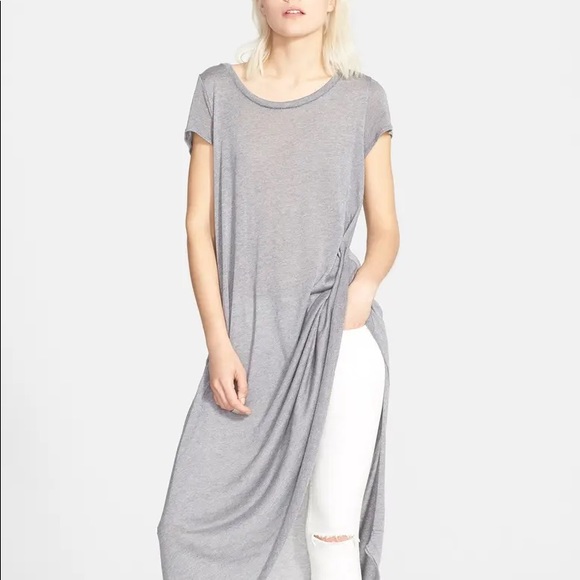 Free People Dresses & Skirts - Free people Harvest Moon Maxi Tee in Grey